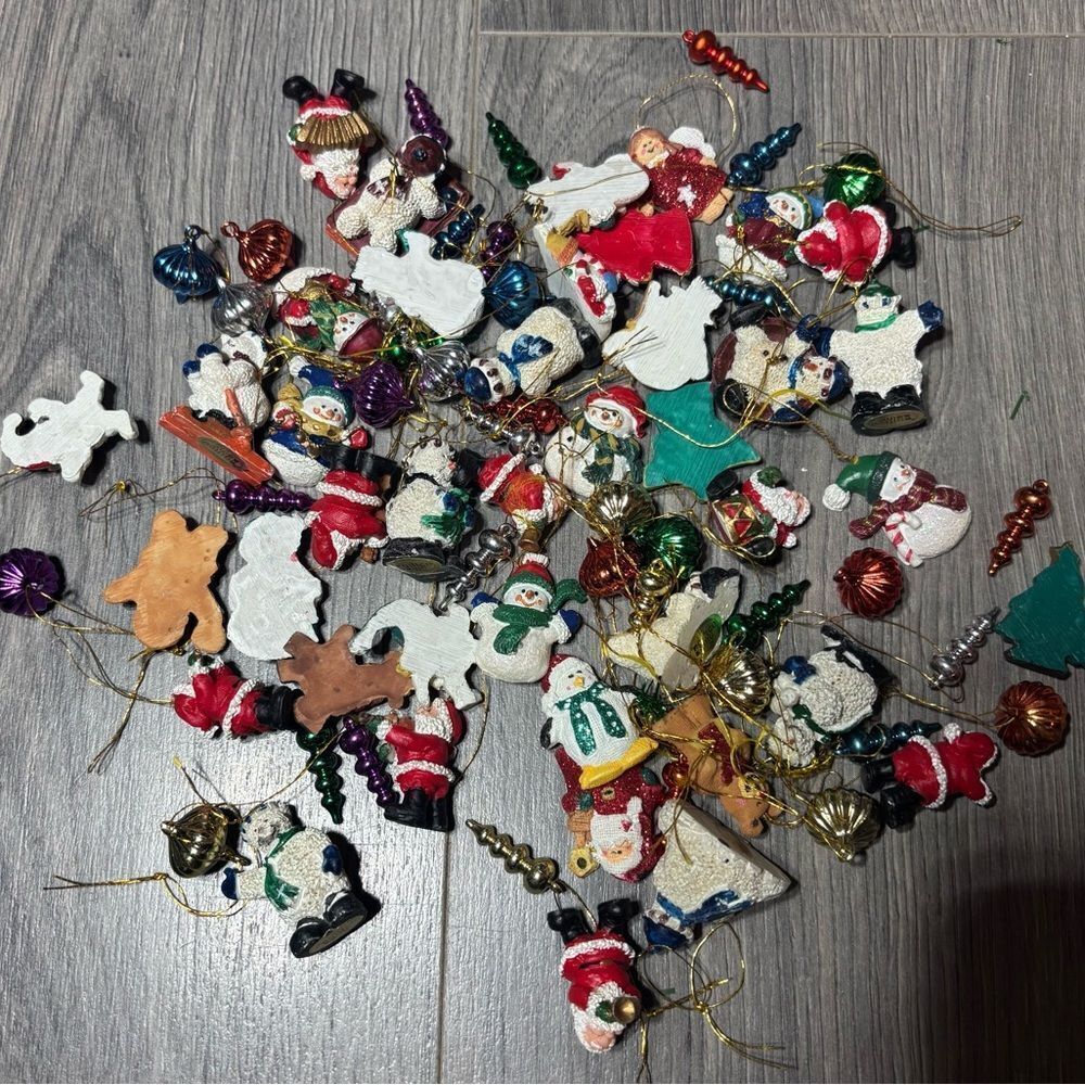 50+ Miniature Christmas Decorations for Tree Village or Wreath EPC